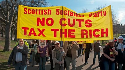 No cuts, tax the rich