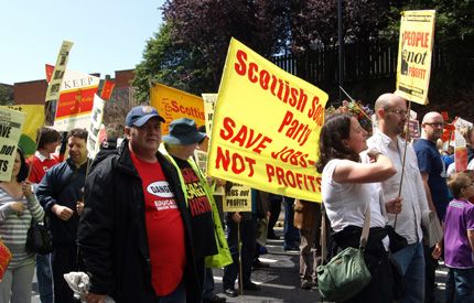 Marching for Johnnie Walker jobs