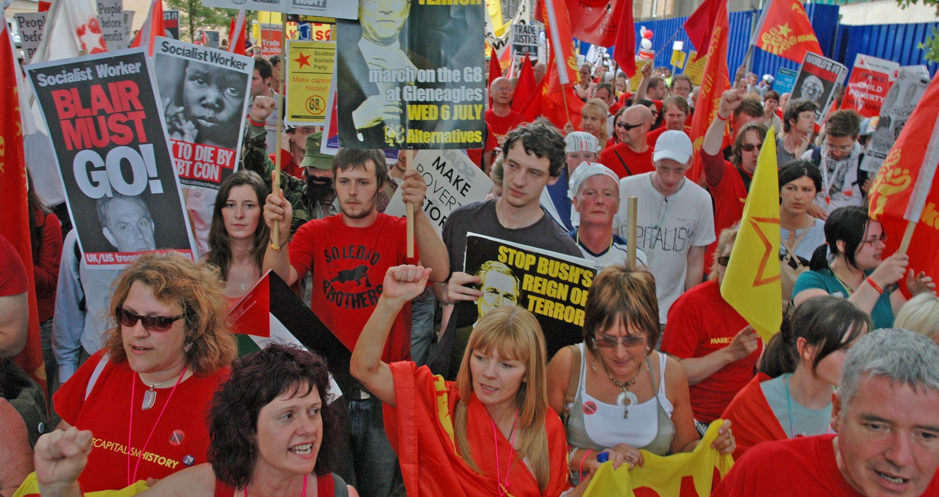 The G8 Gleneagles Summit 10 Years On Scottish Socialist Party   DSC 0351 Cropped 